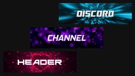  I will make a custom Discord banner for your profile or your server. . Discord banner maker